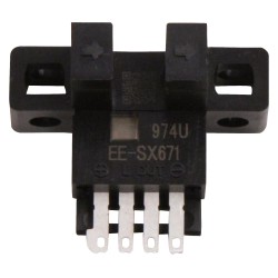 EE-SX671 OMRON FOTOMICROSENSOR Ranura  En Forma de L Haz Pasante 5 mm NPN En oscuridad/Con luz 5 a 24 VDC  Conector