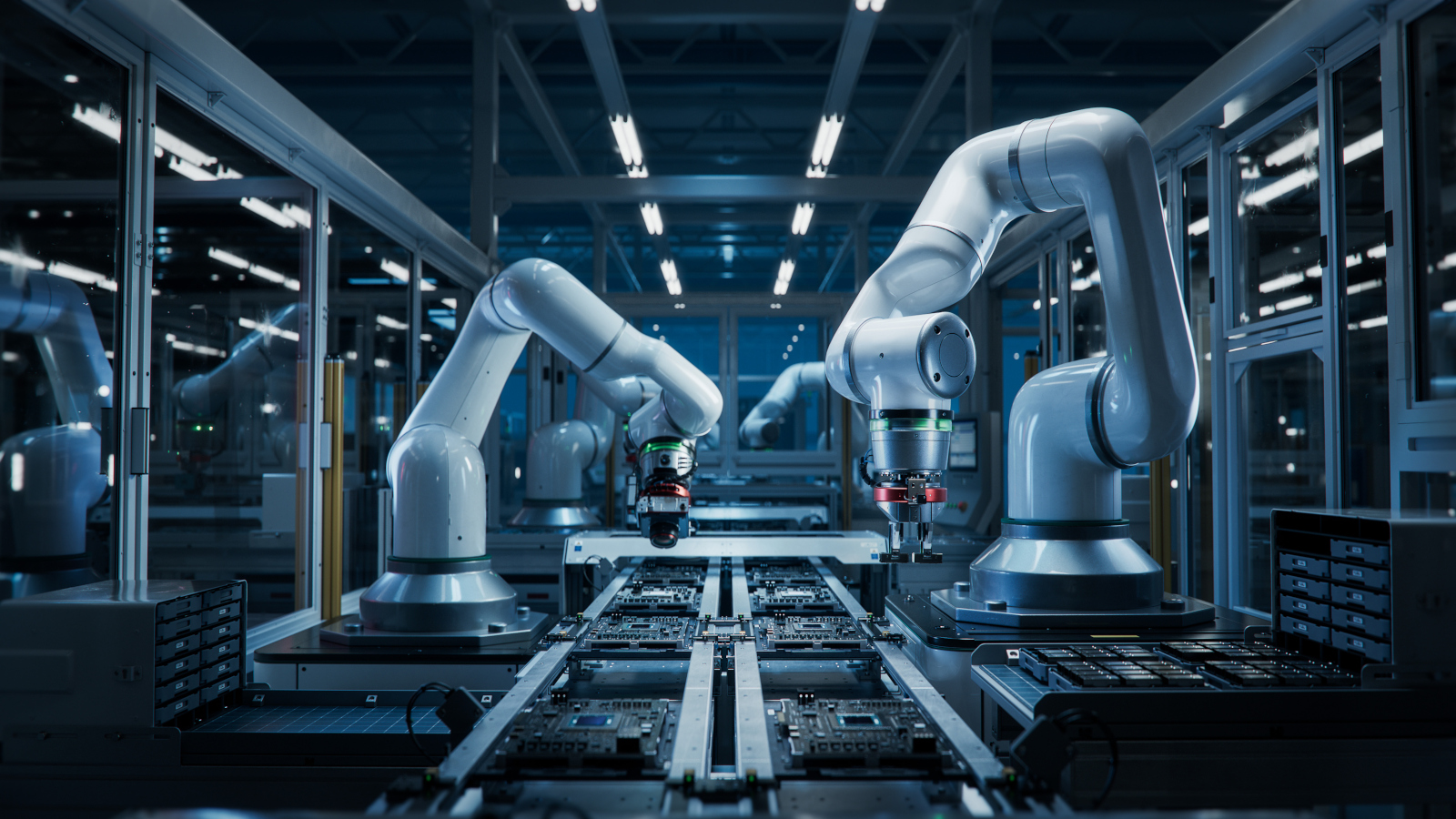 Robótica industrial y manufactura inteligente