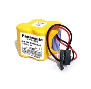 BR-2/3AGCT4A BATERIA DE LITHIUM 6V 2400MAH CON CABLE Y CONECTOR NEGRO PANASONIC